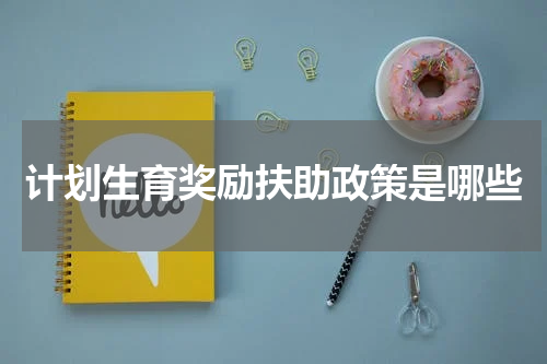 计划生育奖励扶助政策是哪些