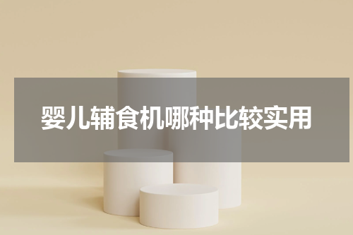 婴儿辅食机哪种比较实用