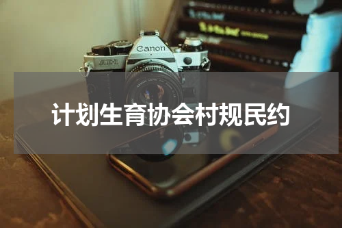 计划生育协会村规民约