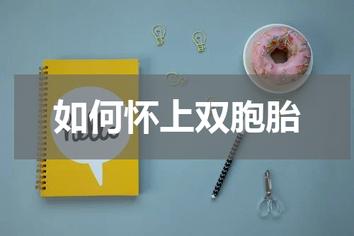 如何怀上双胞胎