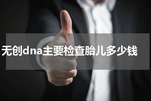 无创dna主要检查胎儿多少钱