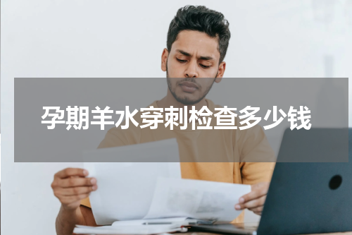 孕期羊水穿刺检查多少钱