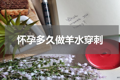 怀孕多久做羊水穿刺