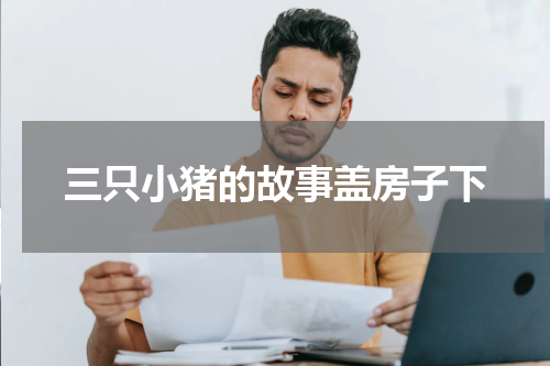 三只小猪的故事盖房子下