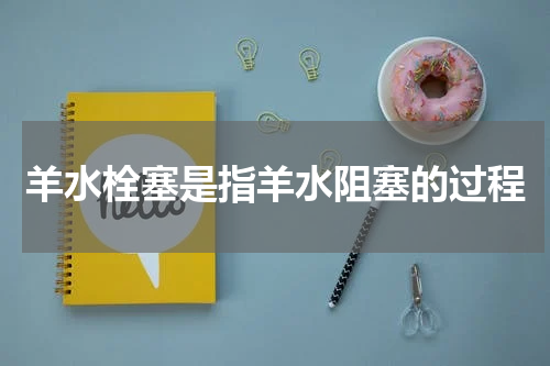 羊水栓塞是指羊水阻塞的过程