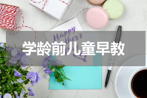 学龄前儿童早教