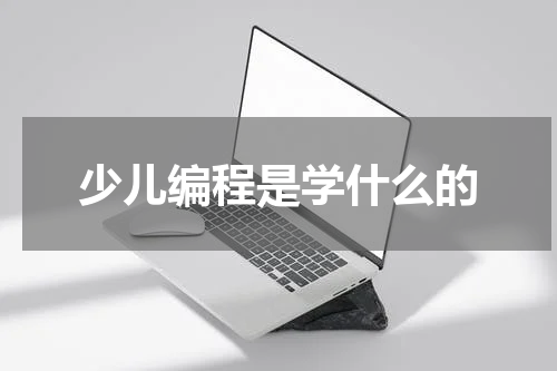 少儿编程是学什么的