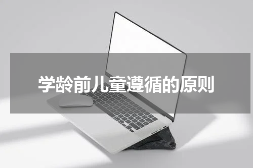学龄前儿童遵循的原则