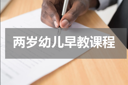 两岁幼儿早教课程