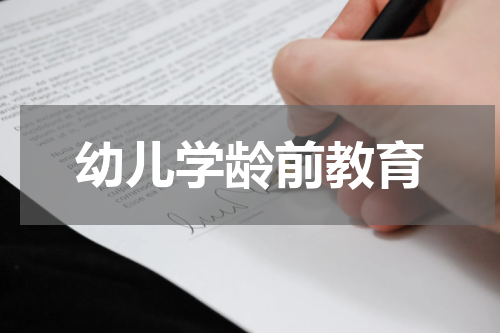 幼儿学龄前教育
