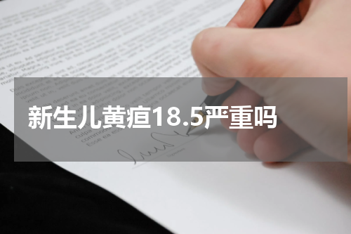 新生儿黄疸18.5严重吗