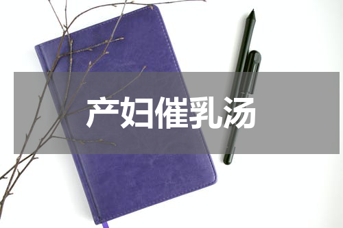 产妇催乳汤