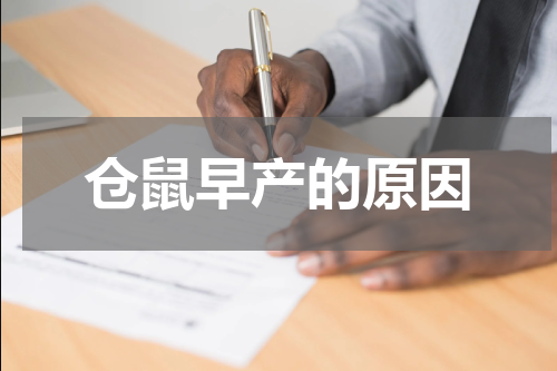 仓鼠早产的原因