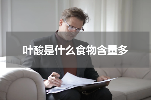 叶酸是什么食物含量多