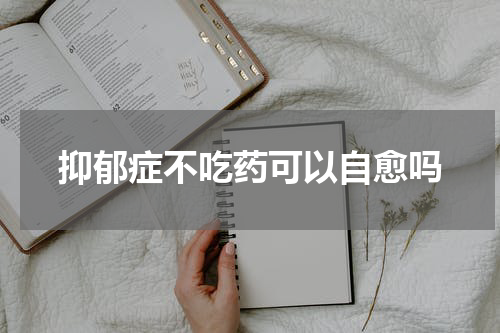 抑郁症不吃药可以自愈吗
