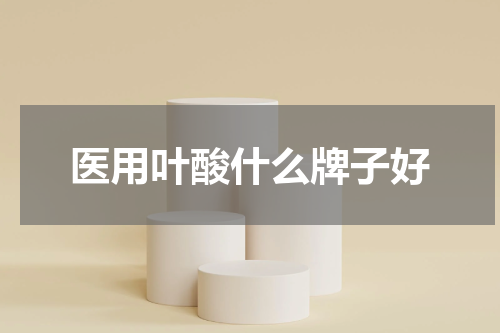 医用叶酸什么牌子好