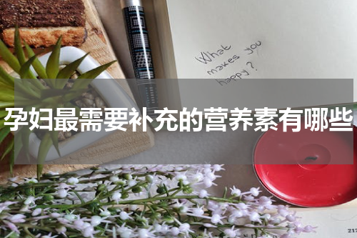 孕妇最需要补充的营养素有哪些
