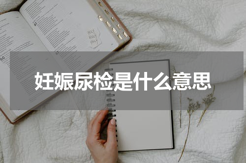 妊娠尿检是什么意思