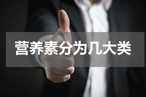 营养素分为几大类
