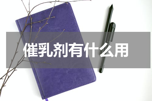 催乳剂有什么用