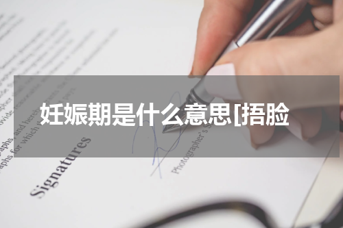 妊娠期是什么意思[捂脸