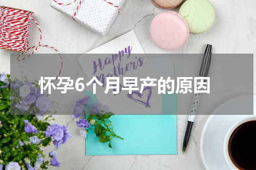 怀孕6个月早产的原因