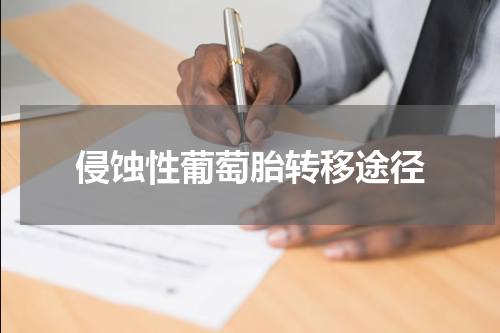 侵蚀性葡萄胎转移途径