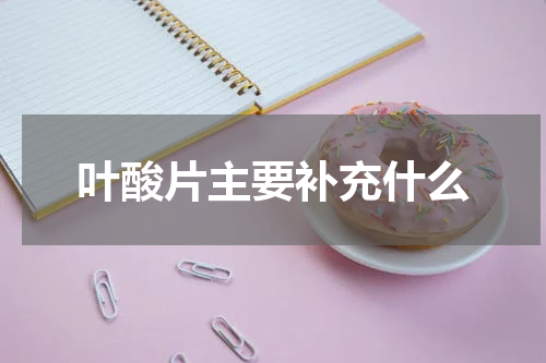 叶酸片主要补充什么