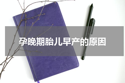 孕晚期胎儿早产的原因