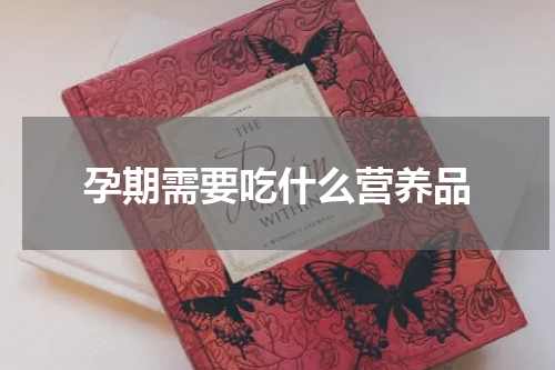 孕期需要吃什么营养品