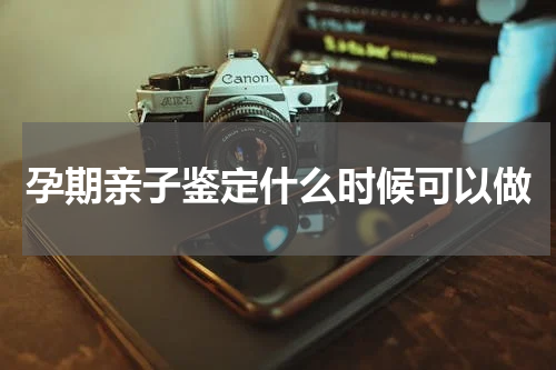 孕期亲子鉴定什么时候可以做