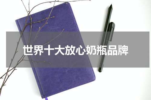世界十大放心奶瓶品牌