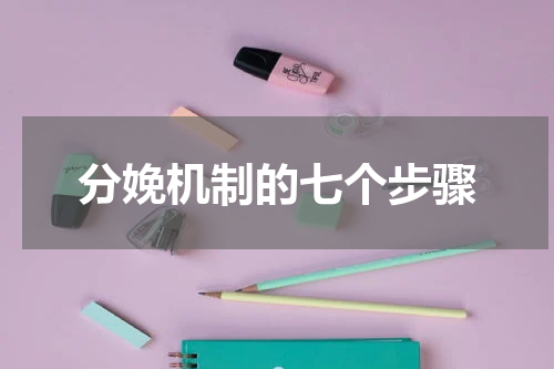 分娩机制的七个步骤