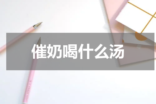 催奶喝什么汤