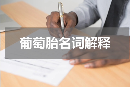 葡萄胎名词解释
