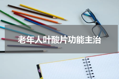 老年人叶酸片功能主治