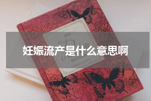 妊娠流产是什么意思啊