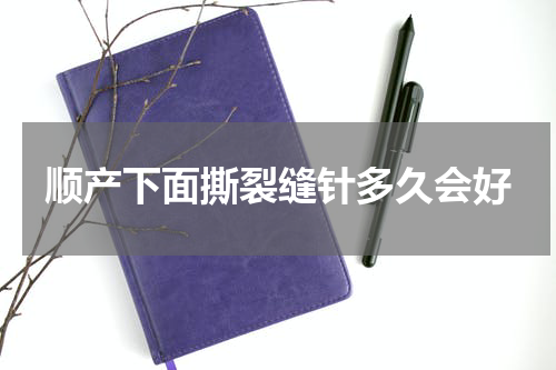 顺产下面撕裂缝针多久会好