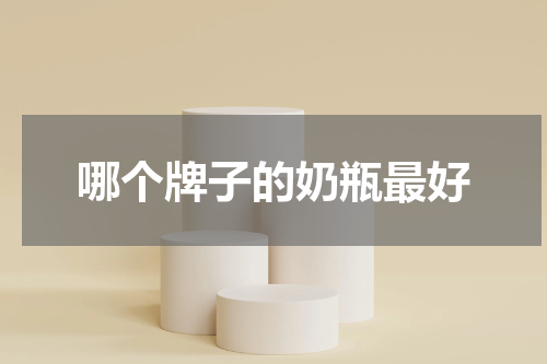 哪个牌子的奶瓶最好