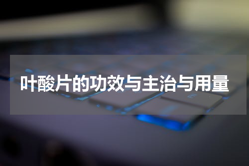叶酸片的功效与主治与用量