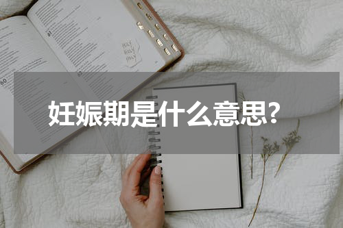 妊娠期是什么意思?