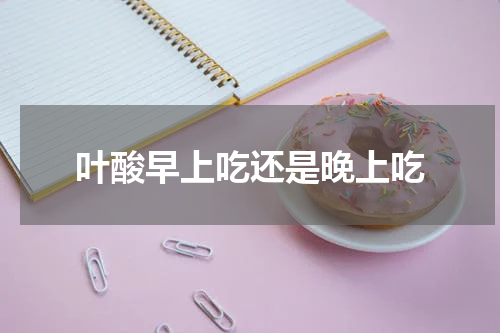 叶酸早上吃还是晚上吃