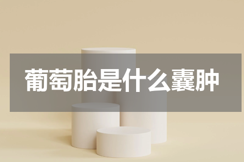 葡萄胎是什么囊肿