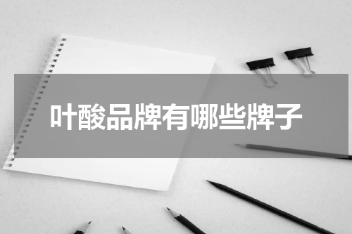 叶酸品牌有哪些牌子