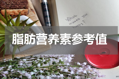 脂肪营养素参考值