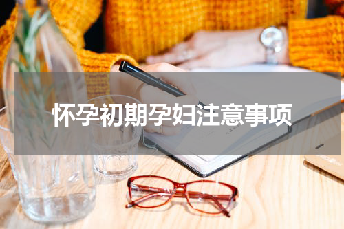 怀孕初期孕妇注意事项