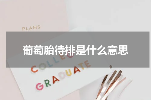 葡萄胎待排是什么意思