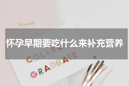 怀孕早期要吃什么来补充营养