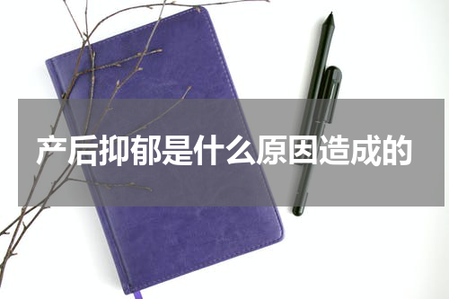 产后抑郁是什么原因造成的