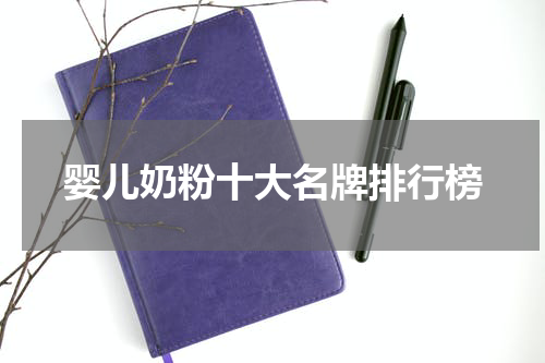 婴儿奶粉十大名牌排行榜